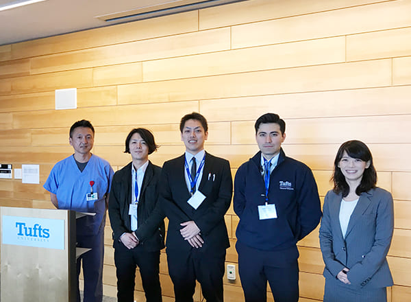 2019年アメリカボストン短期留学引率インストラクター（タフツ大学Dr. 諸井と）